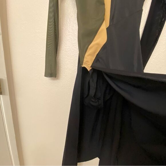 Revolution Tenth House dance costume ORBIT | BLACK/OLIVE GREEN TH23138 MA adult - Picture 4 of 13